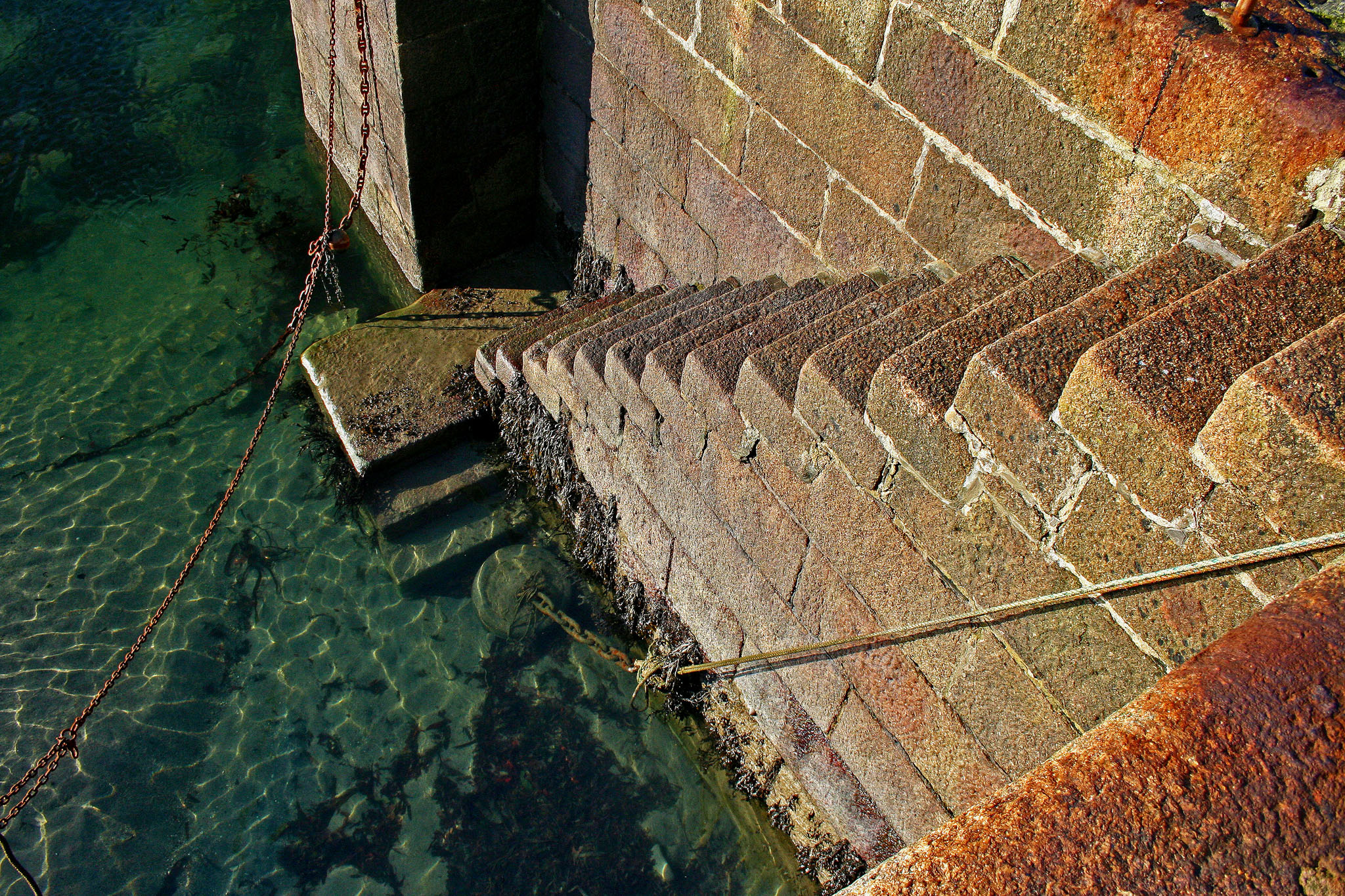 Portreath Harbour Steps